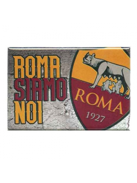 Magnete stampato rettangolare Roma siamo noi AS ROMA
